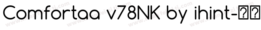 Comfortaa v78NK by ihint字体转换